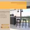 Kit 2 Banquinhos Gold Alto Banco Banqueta Sem Encosto Bar