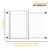 Portão de Segurança Pet Cercado Bebê 70x68 Com Extensor 40cm Itagold