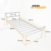 Cama em aço de solteiro - Itagold