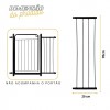 Extensor 20cm Para Portão Pet 70x80 Grade Proteção Criança Cão Itagold