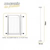 Extensor 05cm Para Portão Pet 70x80 Grade Proteção Criança Cão Itagold