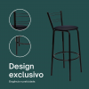 Banqueta Flórida Estrutura Preta Alta Toda Desmontada kit 2 - Itagold