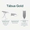 Tabua de Passar Roupa Mesa Passadeira Dobravel C/  3 Regulagem