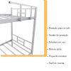Beliche Meg em aço (40x40) Prata - Itagold