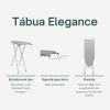 Tabua de Passar Roupa Elegance Mesa Passadeira Dobravel C/ 3 Regulagem