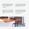 Banqueta Flórida Estrutura Preta 60cm Toda Desmontada kit 2 - Itagold
