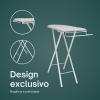 Tabua de Passar Roupa Elegance Mesa Passadeira Dobravel C/ 3 Regulagem