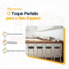 Kit 4 Banquetas Atlanta Estrutura Cromada Alta Montada 70cm - Itagold