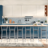 Banqueta Flórida Estrutura Prata 60cm Toda Desmontada kit 6 - Itagold