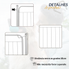 Portão Pet Grade Segurança Cercado Cão Bebê 70x80 Com 1 Extensor de 10cm + 1 Extensor de 40cm Itagold