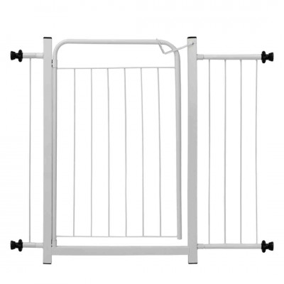 Portão Pet Grade Segurança Cercado Cão Bebê 70x80 Com 1 Extensor de 20cm + 1 Extensor de 05cm Itagold