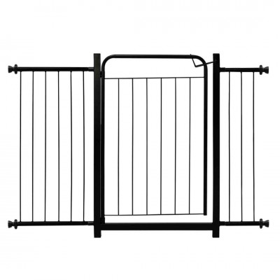 Portão Pet Grade Segurança Cercado Cão Bebê 70x80 Com 1 Extensor de 15cm + 1 Extensor de 30cm Itagold