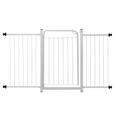 Portão Pet Grade Segurança Cercado Cão Bebê 70x80 Com 1 Extensor de 30cm + 1 Extensor de 40cm Itagold
