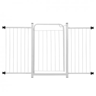 Portão Pet Grade Segurança Cercado Cão Bebê 70x80 Com 2 Extensor de 30cm + 1 Extensor de 05cm Itagold