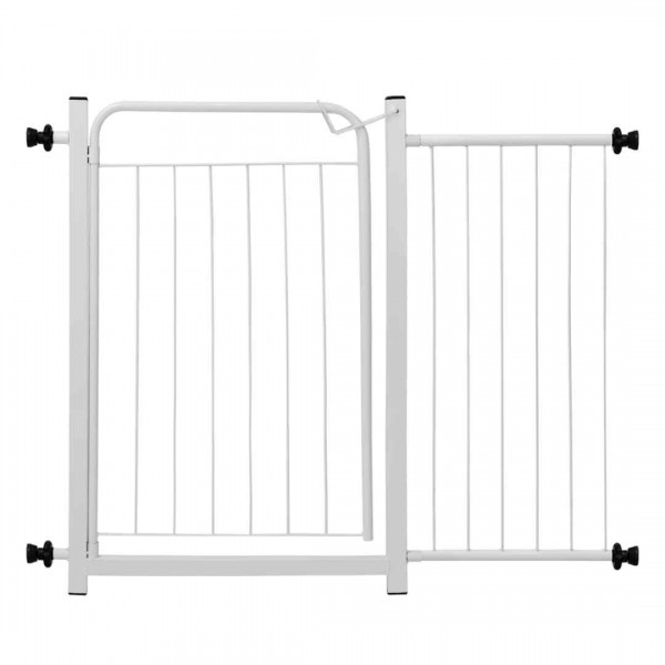 Portão Pet Grade Segurança Cercado Cão Bebê 70x80 Com 1 Extensor de 30cm Itagold