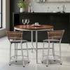 Banqueta Cyber Estrutura Prata Junco Capuccino Baixa 45 Desmontada Kit 2 - Itagold